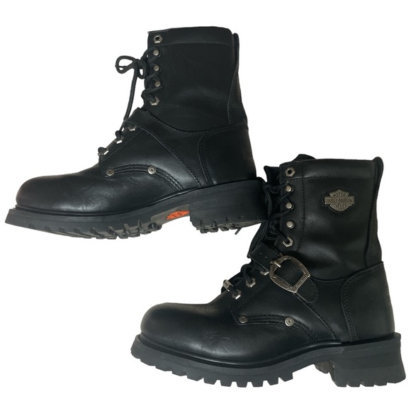 Harley Davidson boots- EUC- Men’s Size 7.5 or Women’s Size 9. - Picture 2 of 4